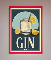 Gin Illustration Framed Poster-13