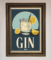 Gin Illustration Framed Poster-18