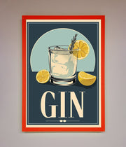 Gin Illustration Framed Poster-14