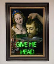 Give Me Head Renaissance Framed Poster-17