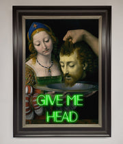 Give Me Head Renaissance Framed Poster-16