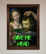 Give Me Head Renaissance Framed Poster-18