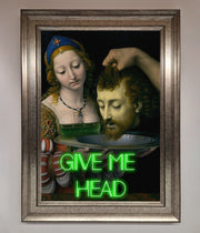 Give Me Head Renaissance Framed Poster-14