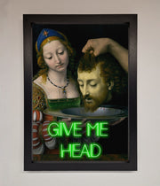 Give Me Head Renaissance Framed Poster-1