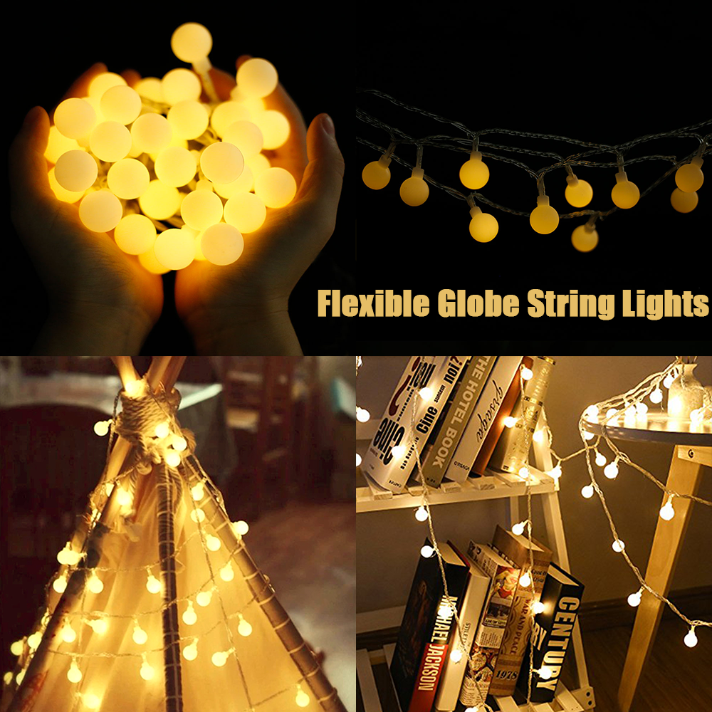 Globe Fairy String Lights Christmas Decoration-4