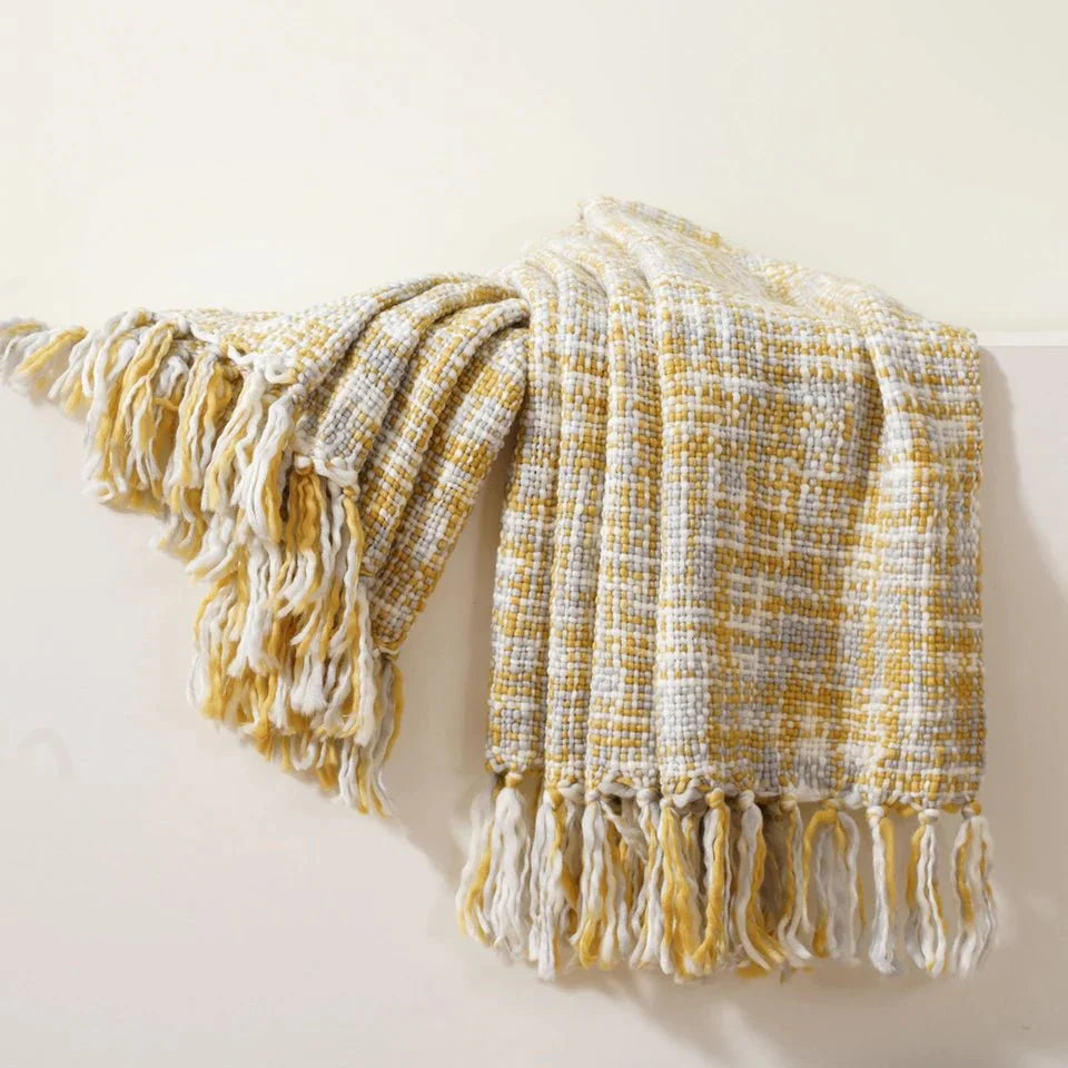 Golden Glow Knit Blanket-4