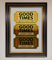 Good Times Tickets Foil Print-5