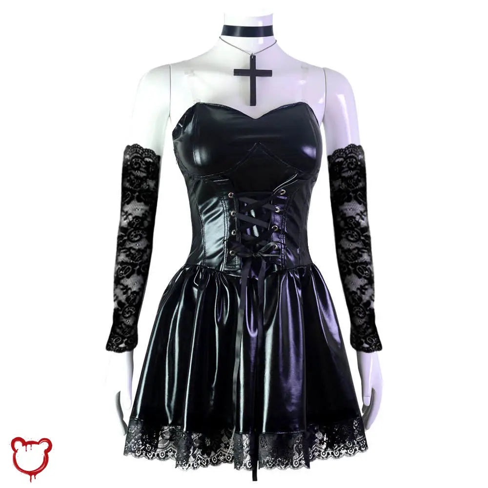 Dark Enigma Punk Dress by The Cursed Closet-0