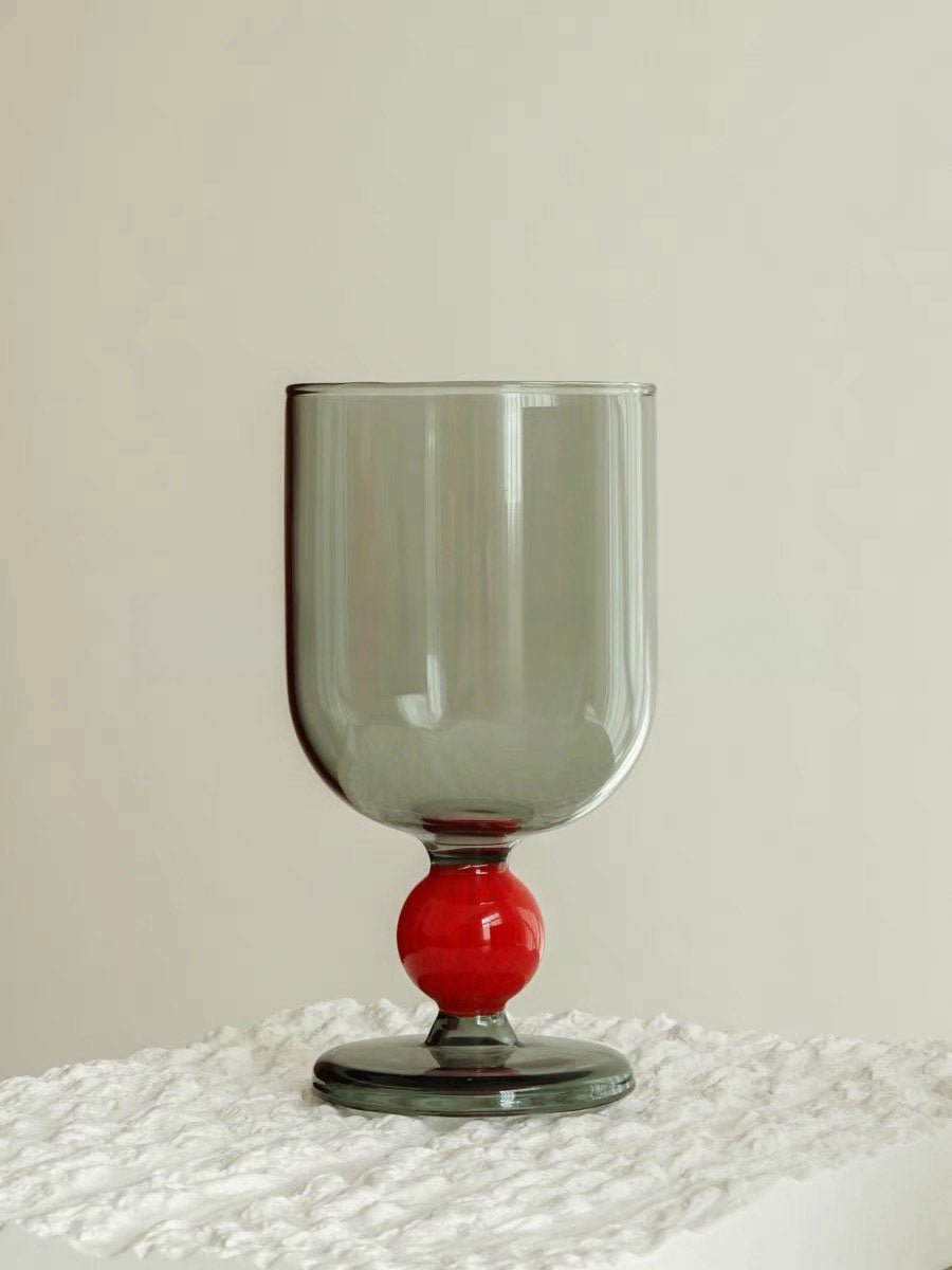 Gumballs Wine Glass - Eclectic Whimsical Coloured Cocktail Glasses-11