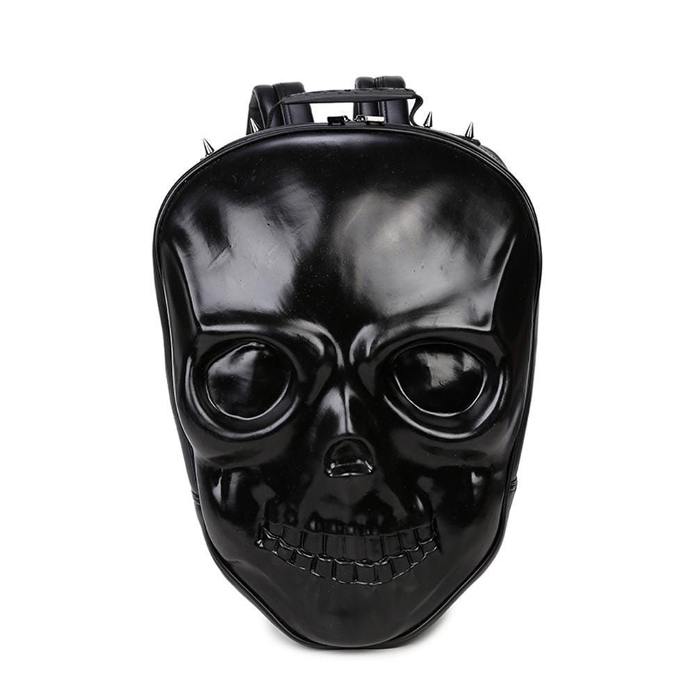 3D Backpack ,Halloween Skull Ghost Bags Cool 3D Backpack Laptop Faux Leather Rucksacks-4