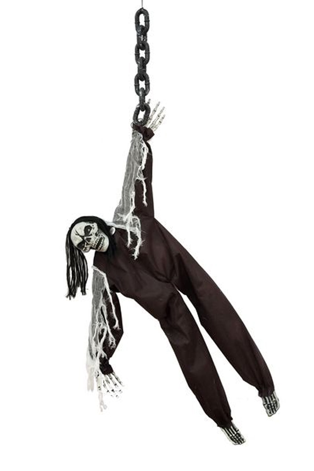 Hanging Animated Reaper W/Light-up Eyes & Soul-0