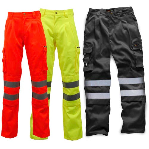 Standsafe HV023 Hi Vis Polycotton Work Trousers-0