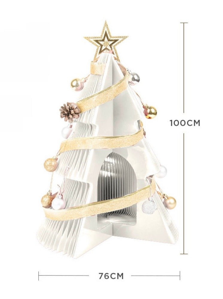 Honeycomb Foldable Accordion Christmas Tree - Christmas Decor for Neutral Nordic Home-16