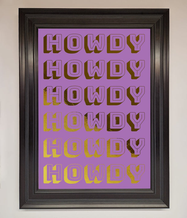 Howdy Foil Print-2