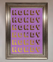 Howdy Foil Print-1