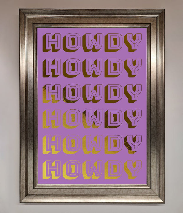 Howdy Foil Print-1