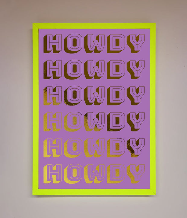 Howdy Foil Print-12