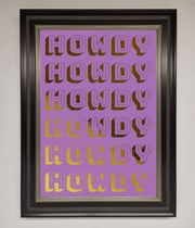 Howdy Foil Print-3