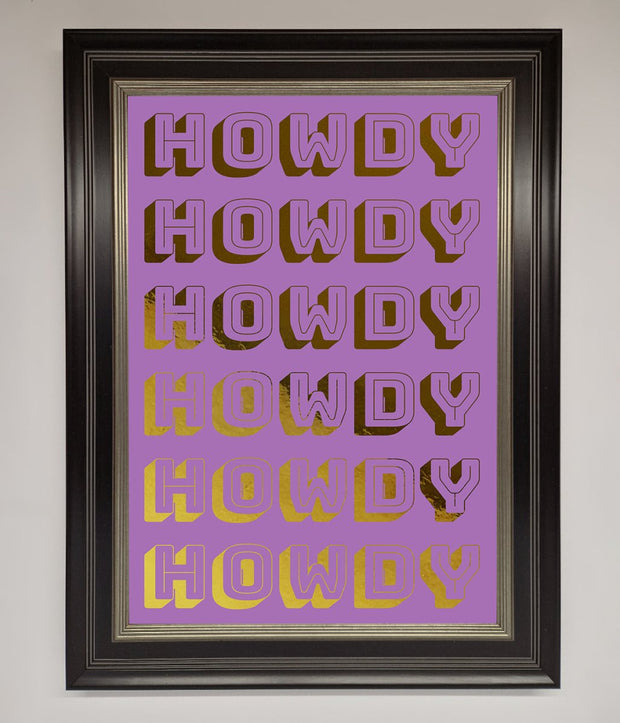 Howdy Foil Print-3