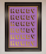 Howdy Foil Print-4