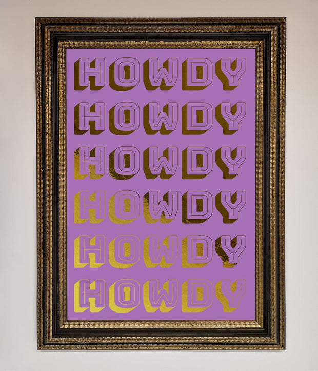 Howdy Foil Print-18