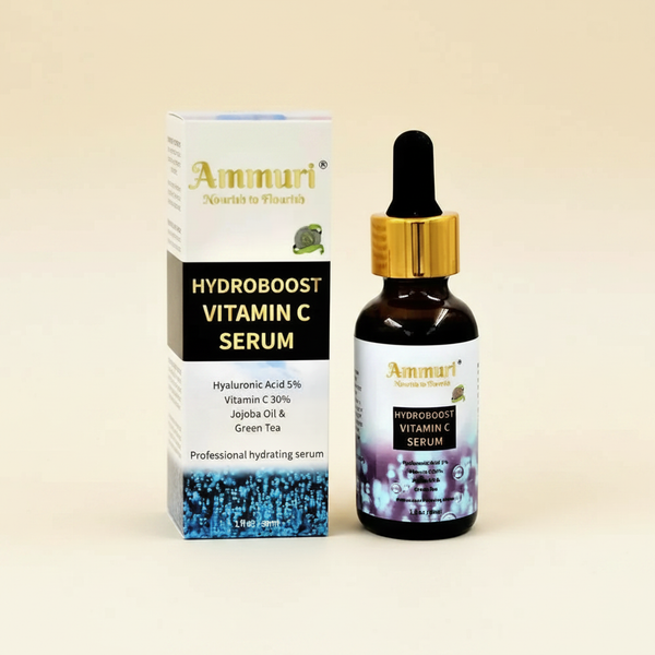 Hyaluronic Acid & Vitamin C Anti-Ageing Serum for Deep Hydration | Ammuri-0
