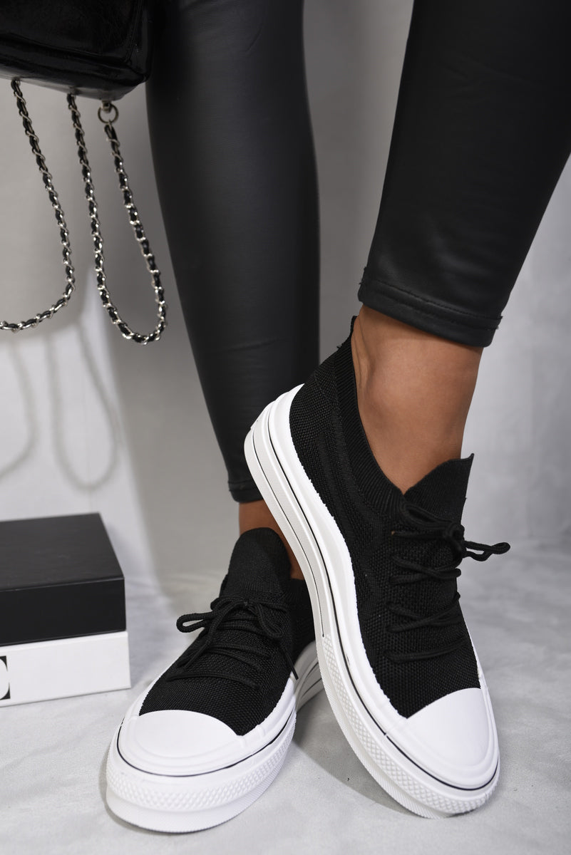 Platform Chunky Lace Up Trainers-0