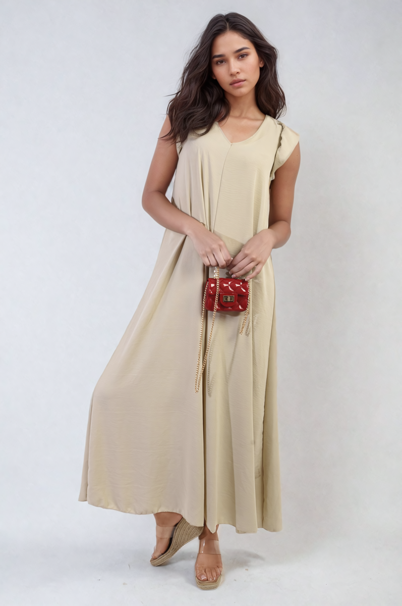 Ruffle Sleeve V-Neck Loose Waist Wide Leg Jumpsuit-11