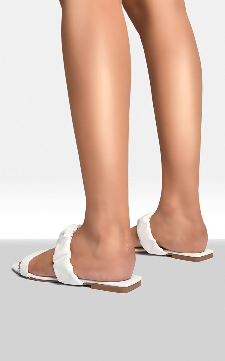 Double Band Slip Sandals-2