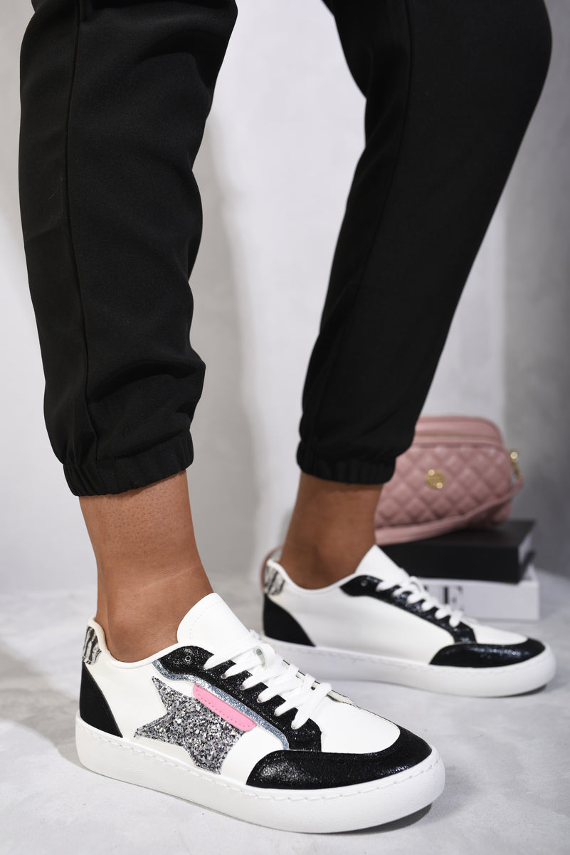 Low Top Lace Up Trainers-2