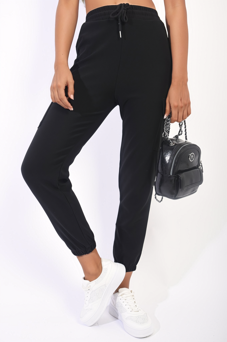 Cargo Pocket Trouser with Drawstring-4