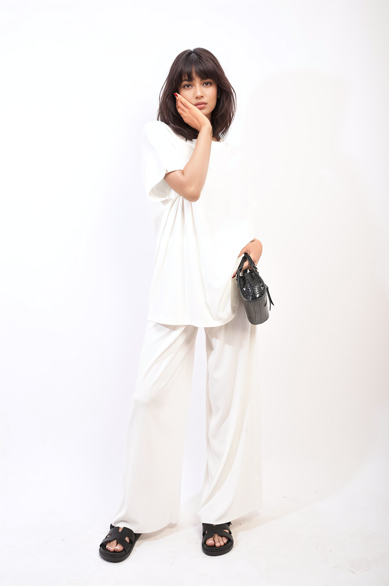 Oversized Top and Wide Leg Trouser Co-ord Set-7