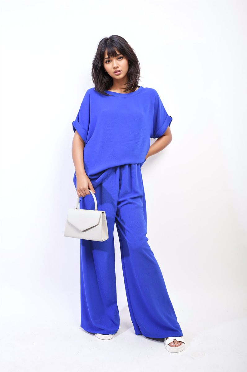 Oversized Top and Wide Leg Trousers Co-ord Set-6