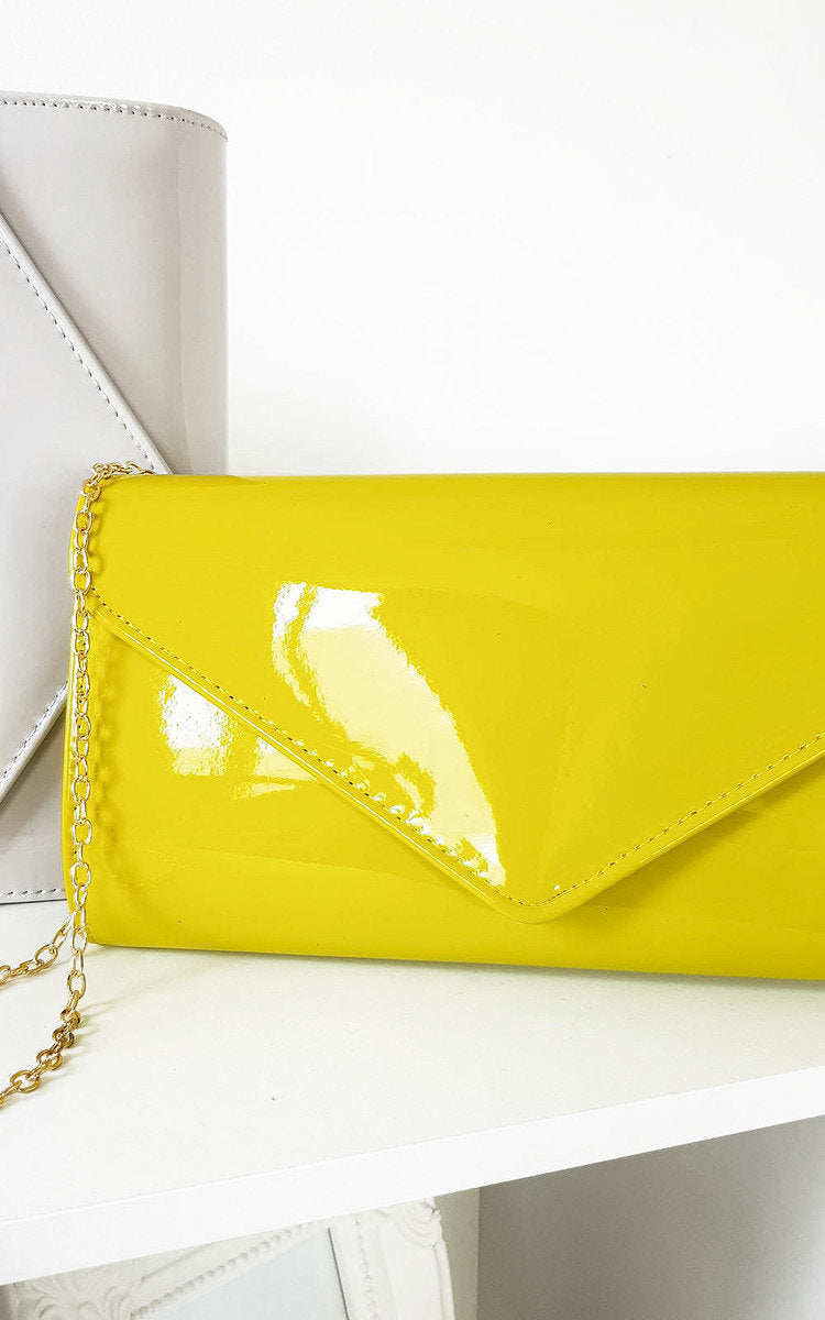 Patent Envelope Clutch Bag-6