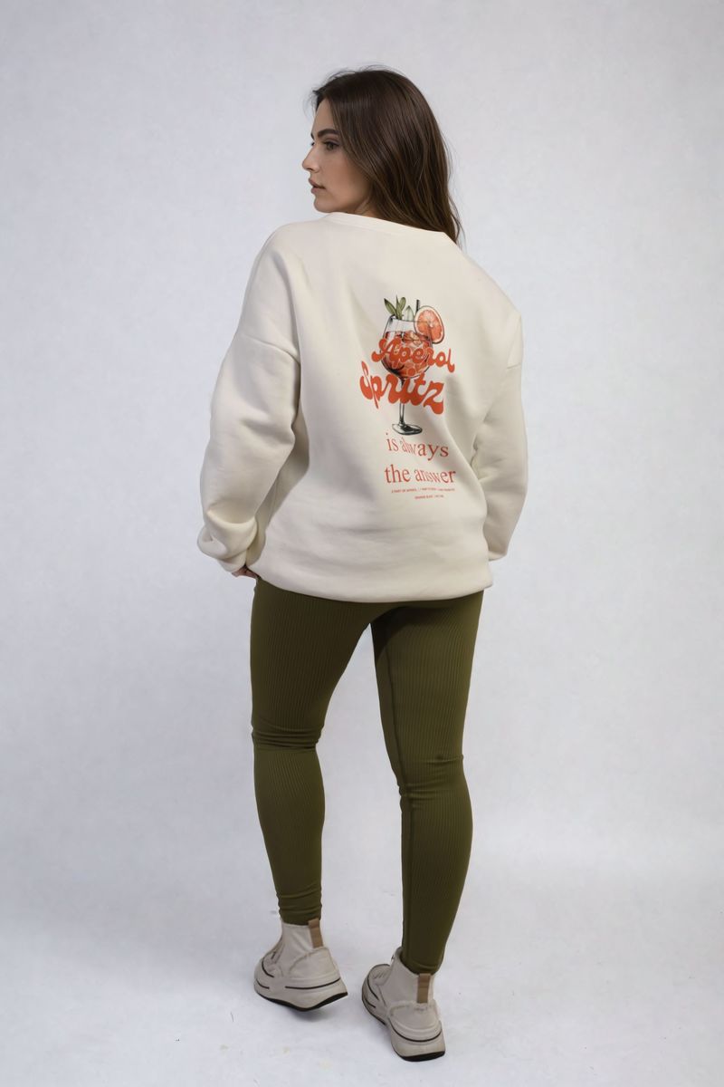 Aperol Spritz Cocktail Graphic Knitted Jumper-4