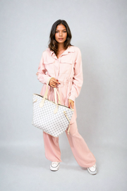 Oversized Long Sleeve Belted Button Down Top and Trouser Co-ord Set-6