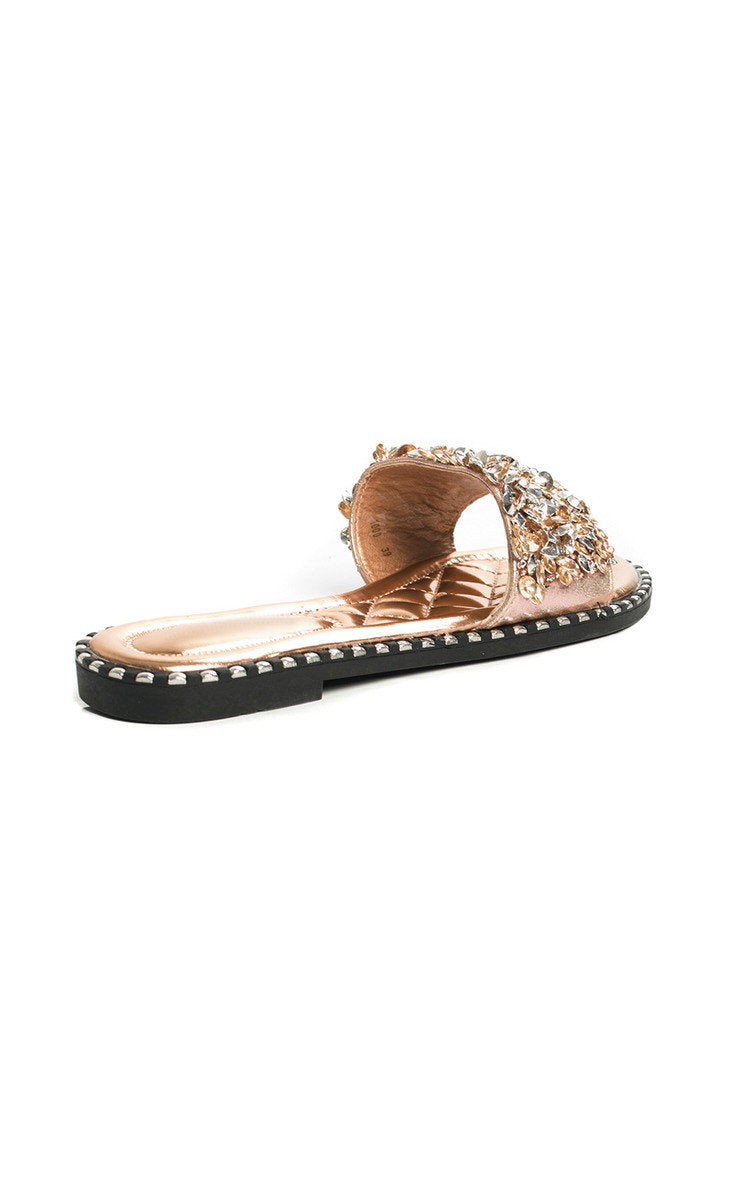 Embellished Open Toe Sandals-2