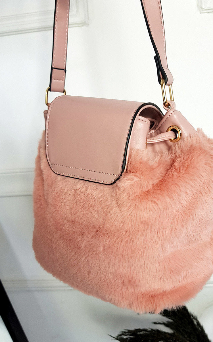 Faux Fur Shoulder Bag-1