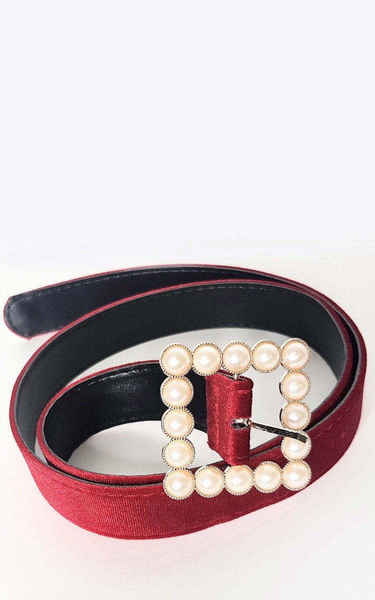 Pearl Buckle Belt-0