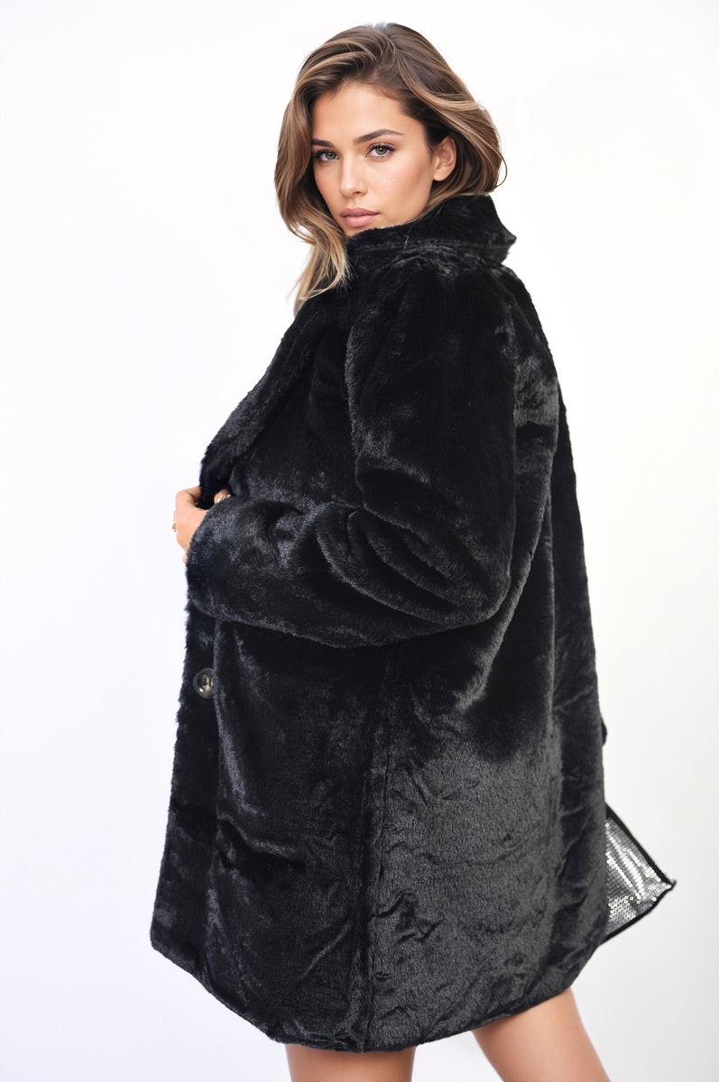 Fluffy Faux Fur Jacket-3