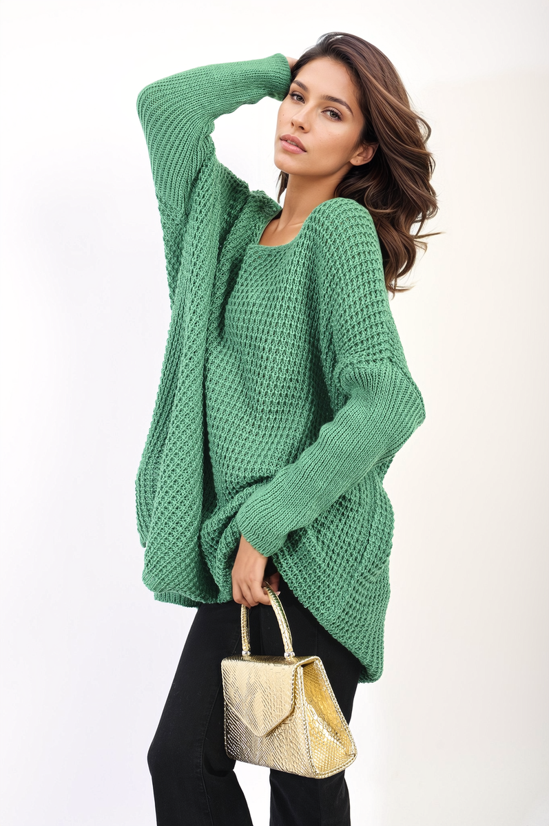 Oversized Chunky Knitted Jumper-4