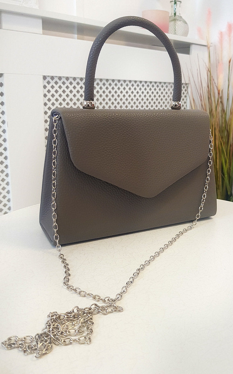 Faux Leather Handbag-4