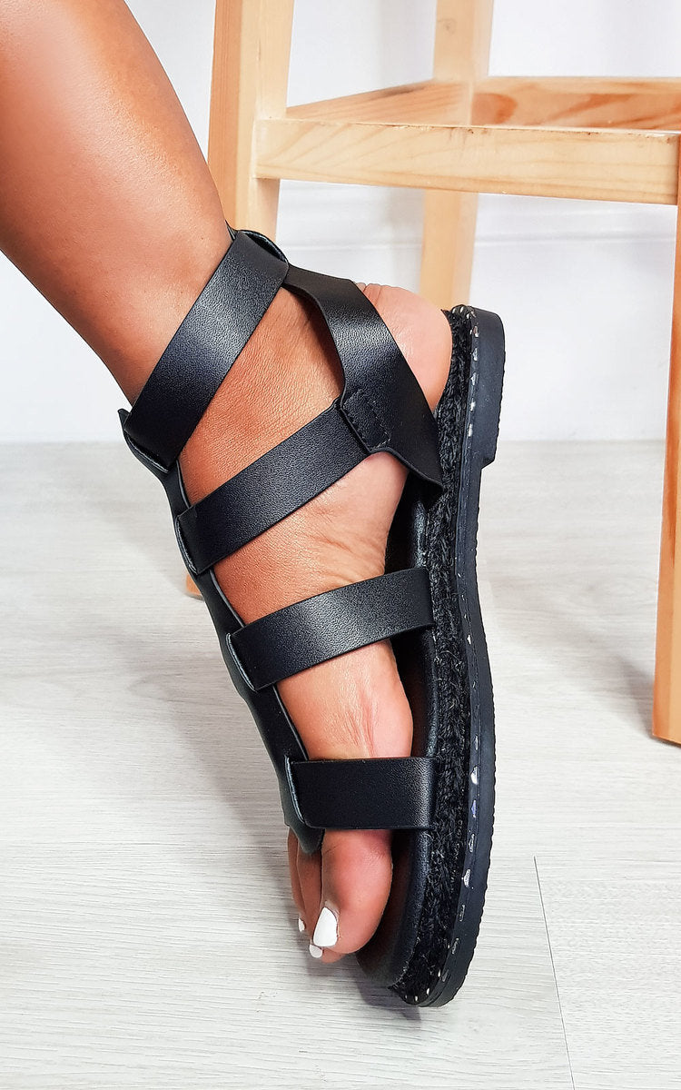 Strappy Flat Sandals-2