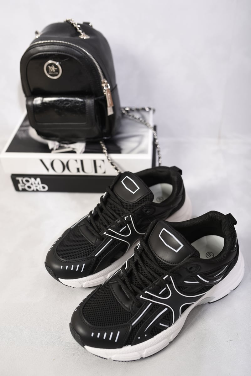 Lace Up Chunky Trainers-5