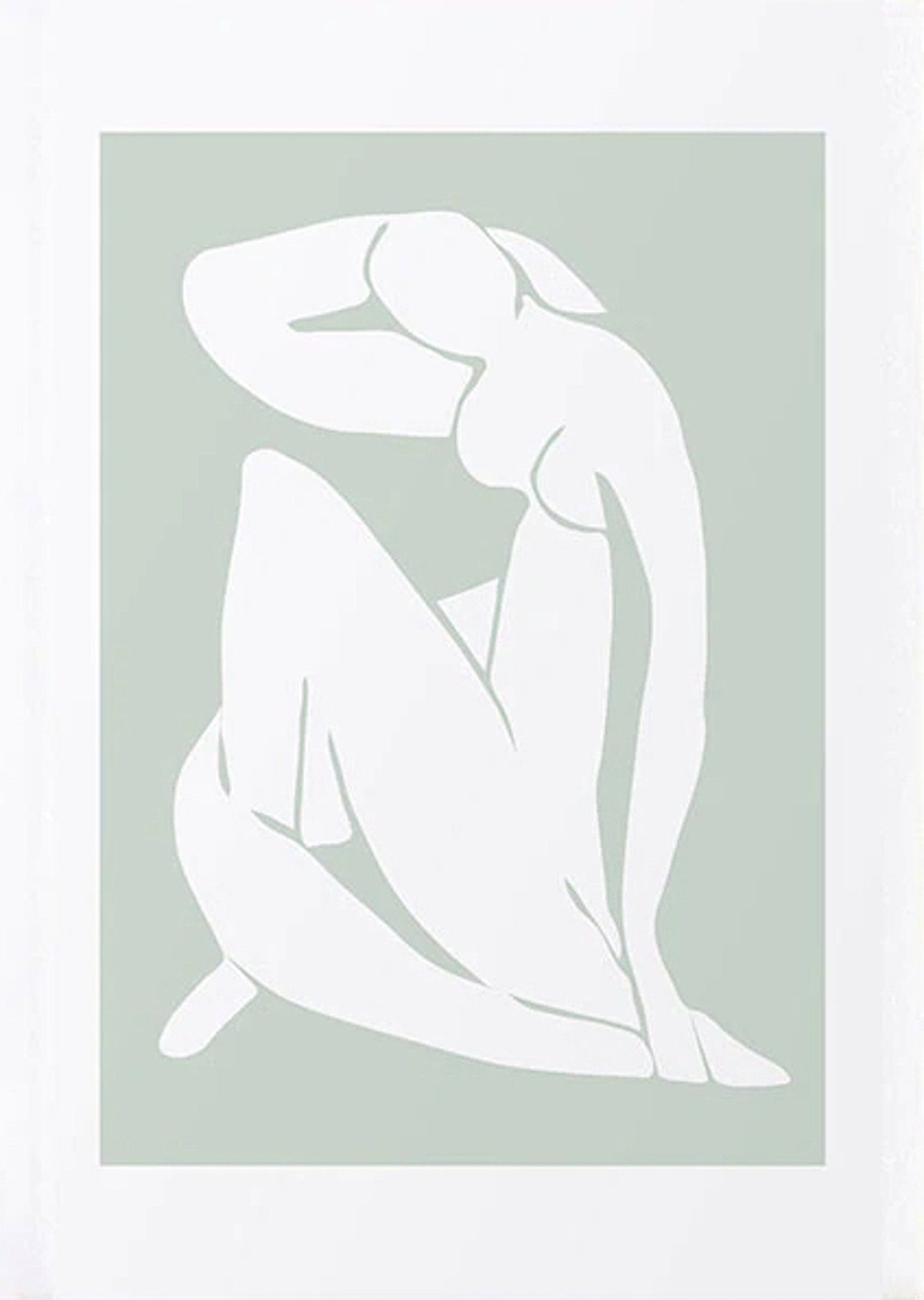 Poster Matisse Blumen Körper| Bilder Wohnzimmer | Wandbilder Schlafzimmer | Deko Print ohne Rahmen | Bilder Set Matisse Beige-6