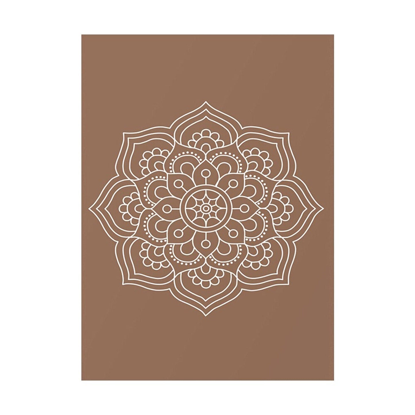 Poster Yoga Mandala Lotus Blume und Hand Fatima als Deko Print ohne Rahmen-5