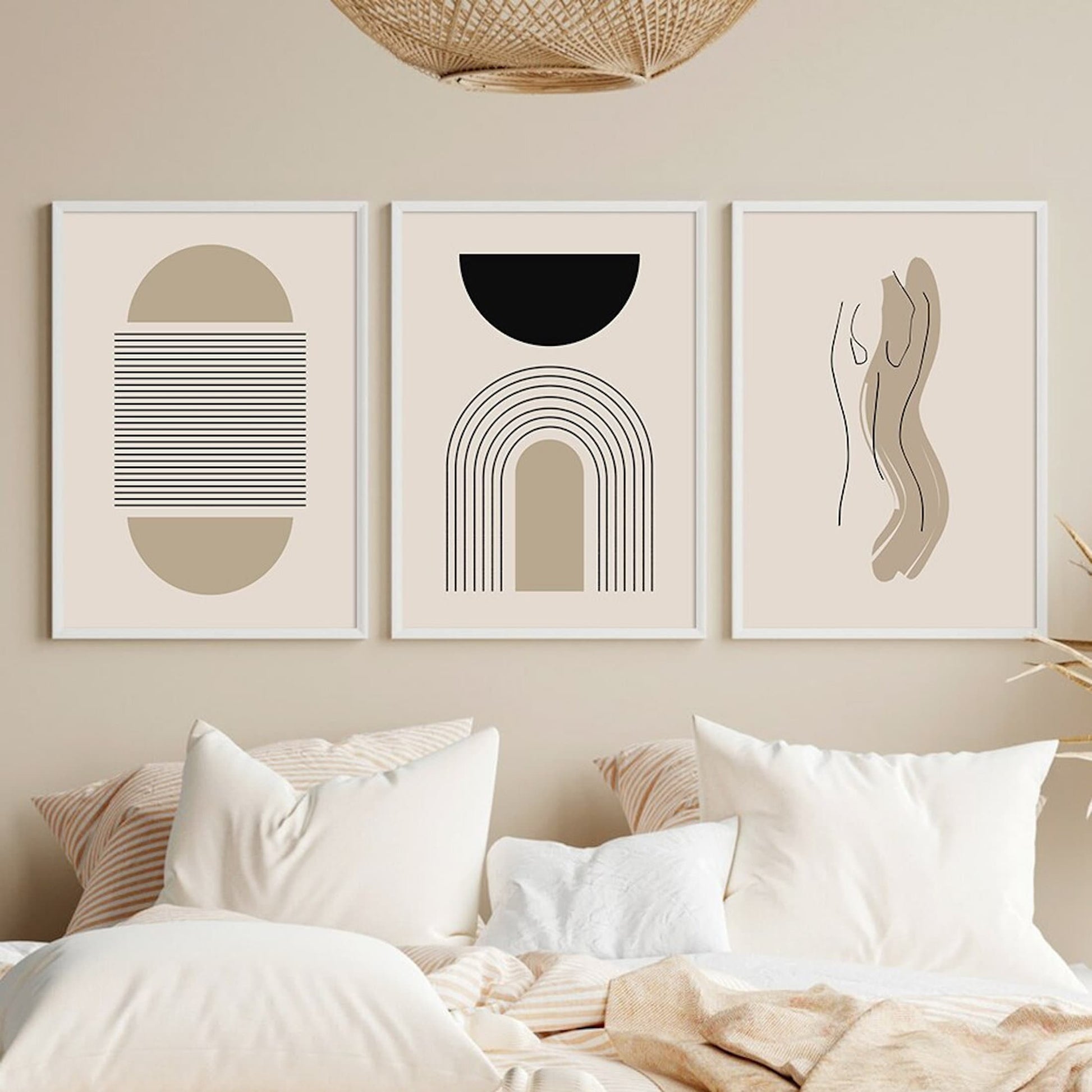 Poster Minimalistisch Matisse Cut Outs und Linienformen als Deko Print ohne Rahmen-2