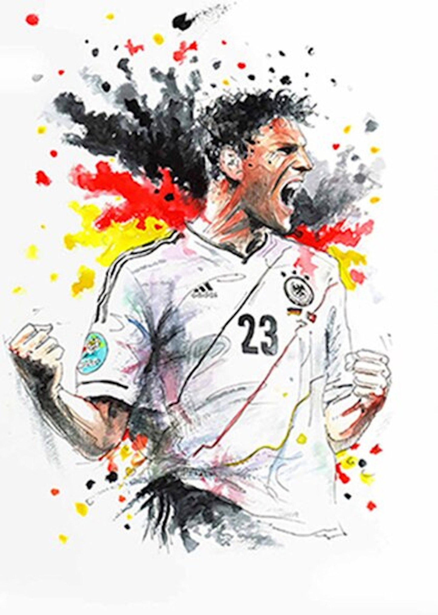 Poster Fußball Weltmeister Pokal Pele Ronaldo Neymar Jr. Messi als Deko Print ohne Rahmen-4