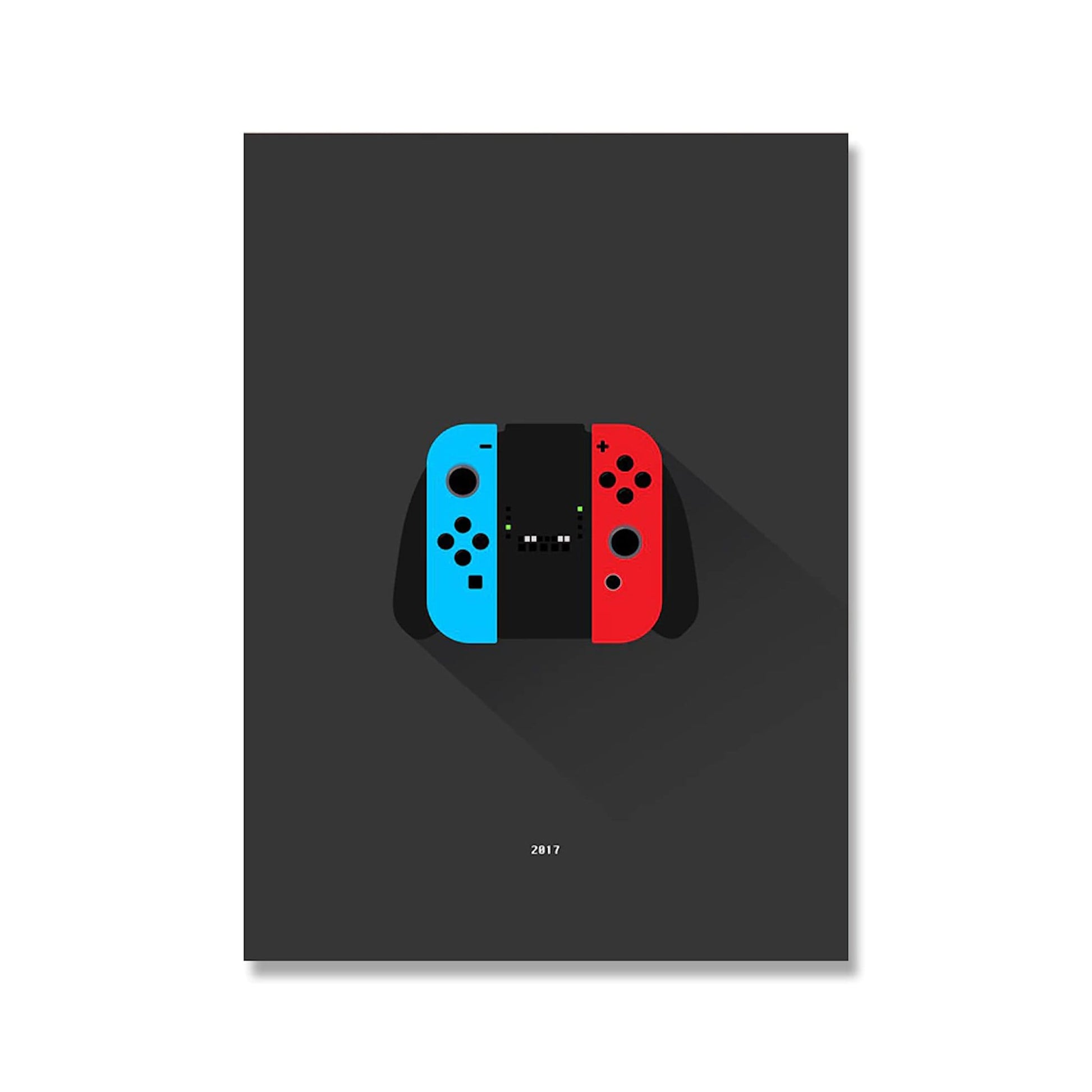 Poster Gamer Playstation Nintendo Controller als Deko Print ohne Rahmen-1