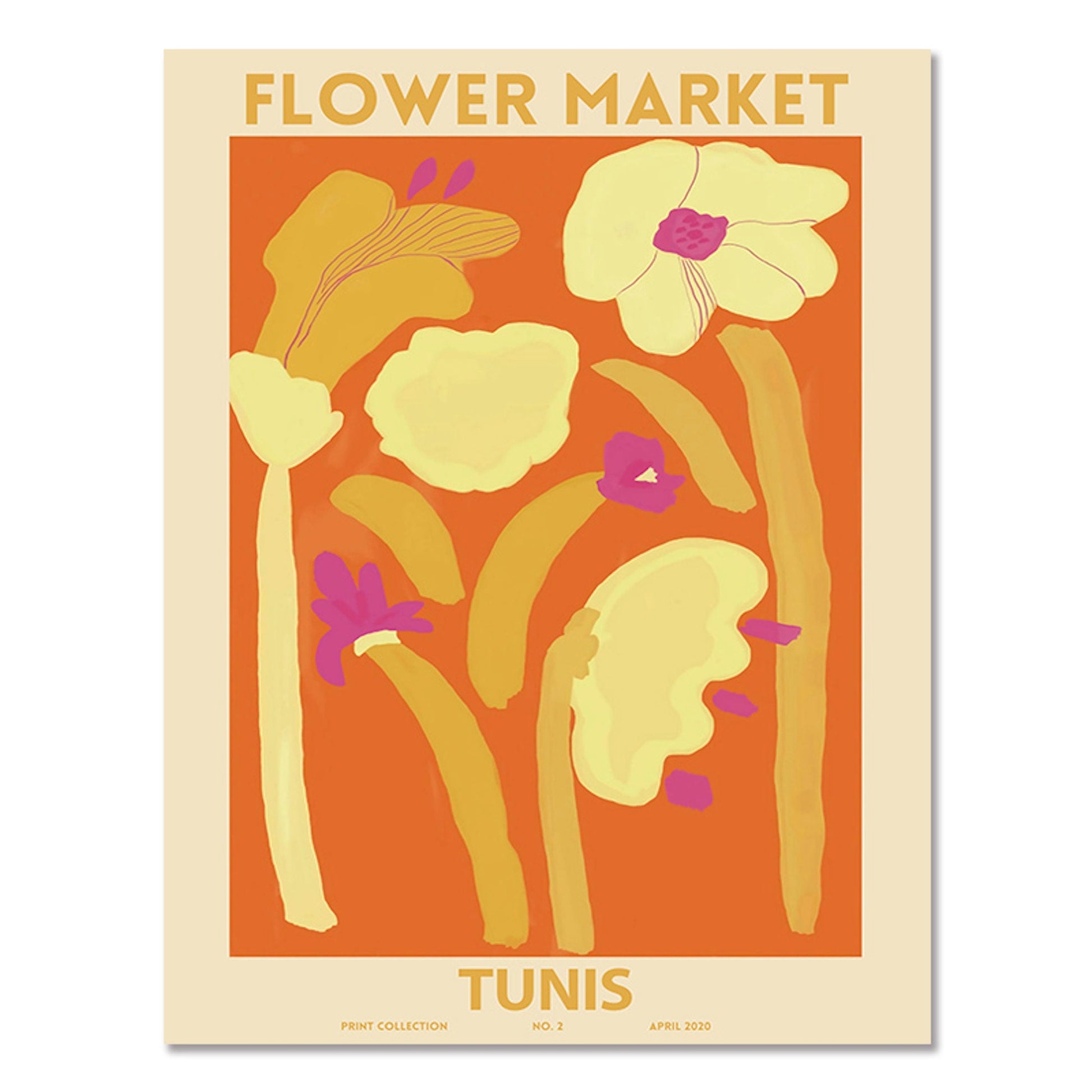 Poster Matisse Flower Market Museum | Bilder Wohnzimmer | Wandbilder Schlafzimmer | Deko Print ohne Rahmen | Bilder Set Matisse Bunt-1